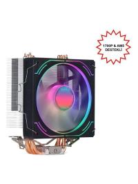 FRISBY FCL-F1334C INTEL 1366/115X/1200/1700-AMD AM2/AM2+/AM3/AM4/AM5 CPU FANI - 1